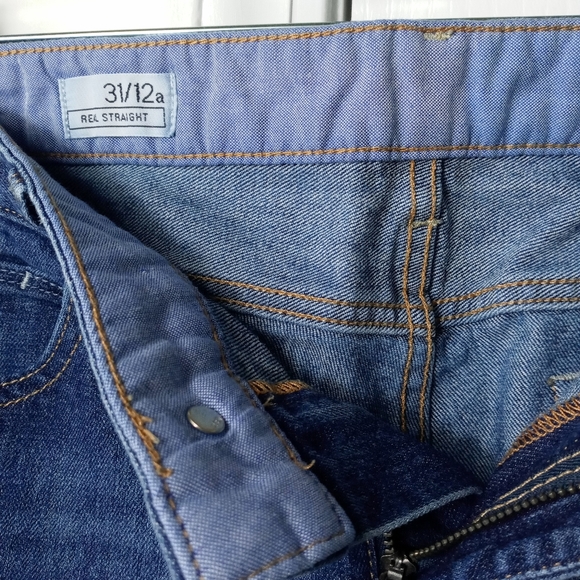 GAP straight leg jeans sz12 - Picture 4 of 4